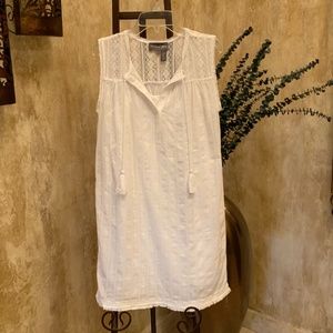 Michael Stars Lined Sleeveless White Swimsuit Cover-Up.  Size S.
